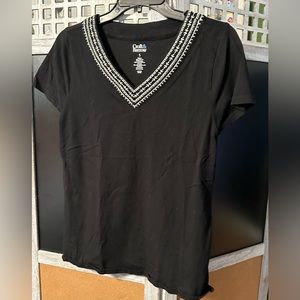 Croft and Barrow embroidered shirt